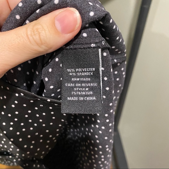 NWT Violets & Roses polka dot shirt dress size 4 - Picture 7 of 10